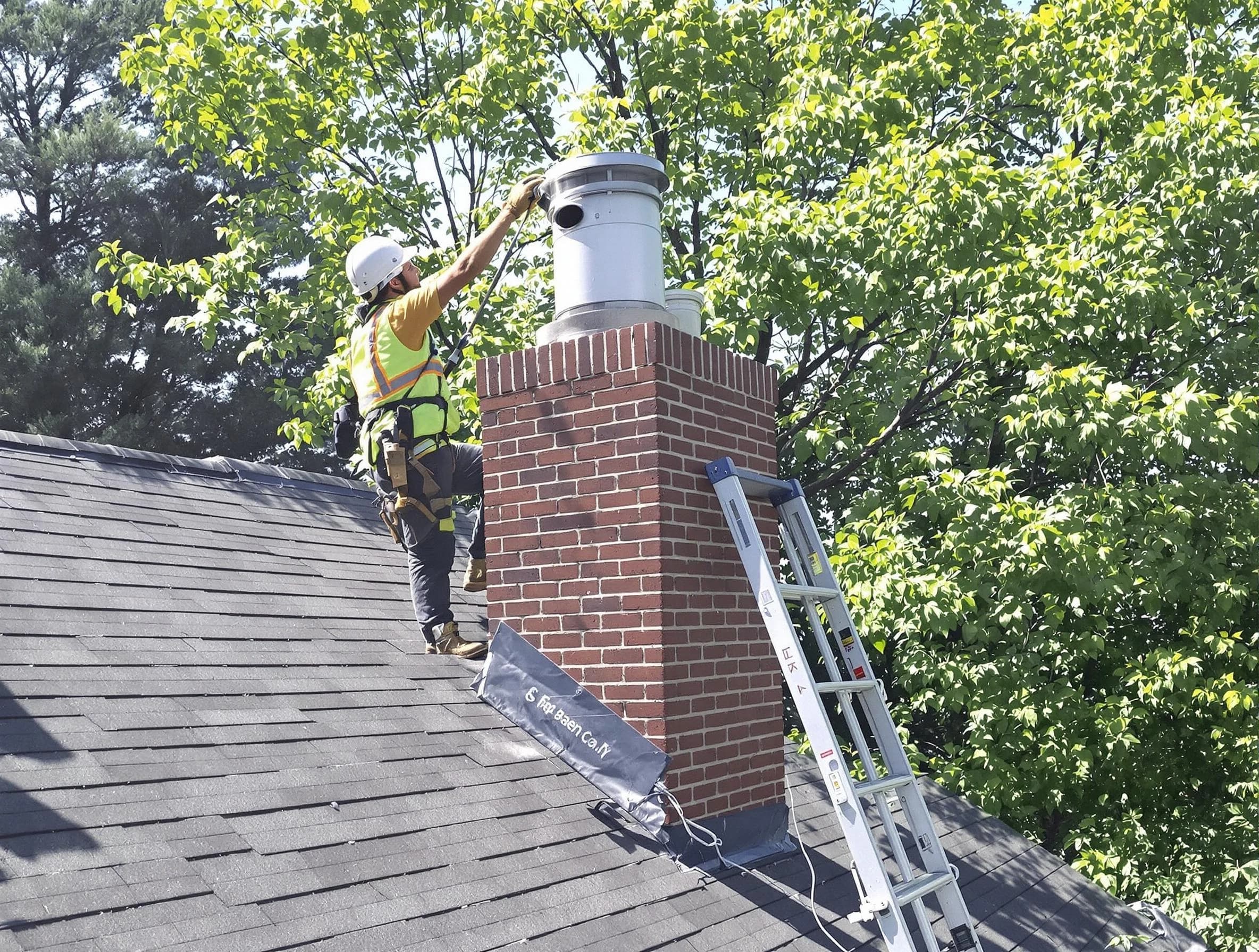 Chimney liner inspection by Westford Chimney Sweep in Westford, MA