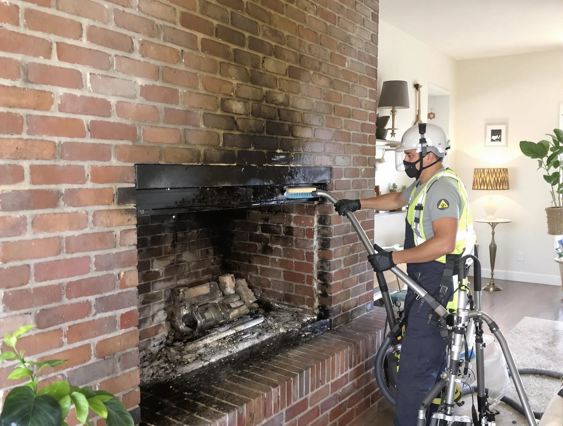 Westford Chimney Sweep providing fireplace cleaning services in Westford, MA