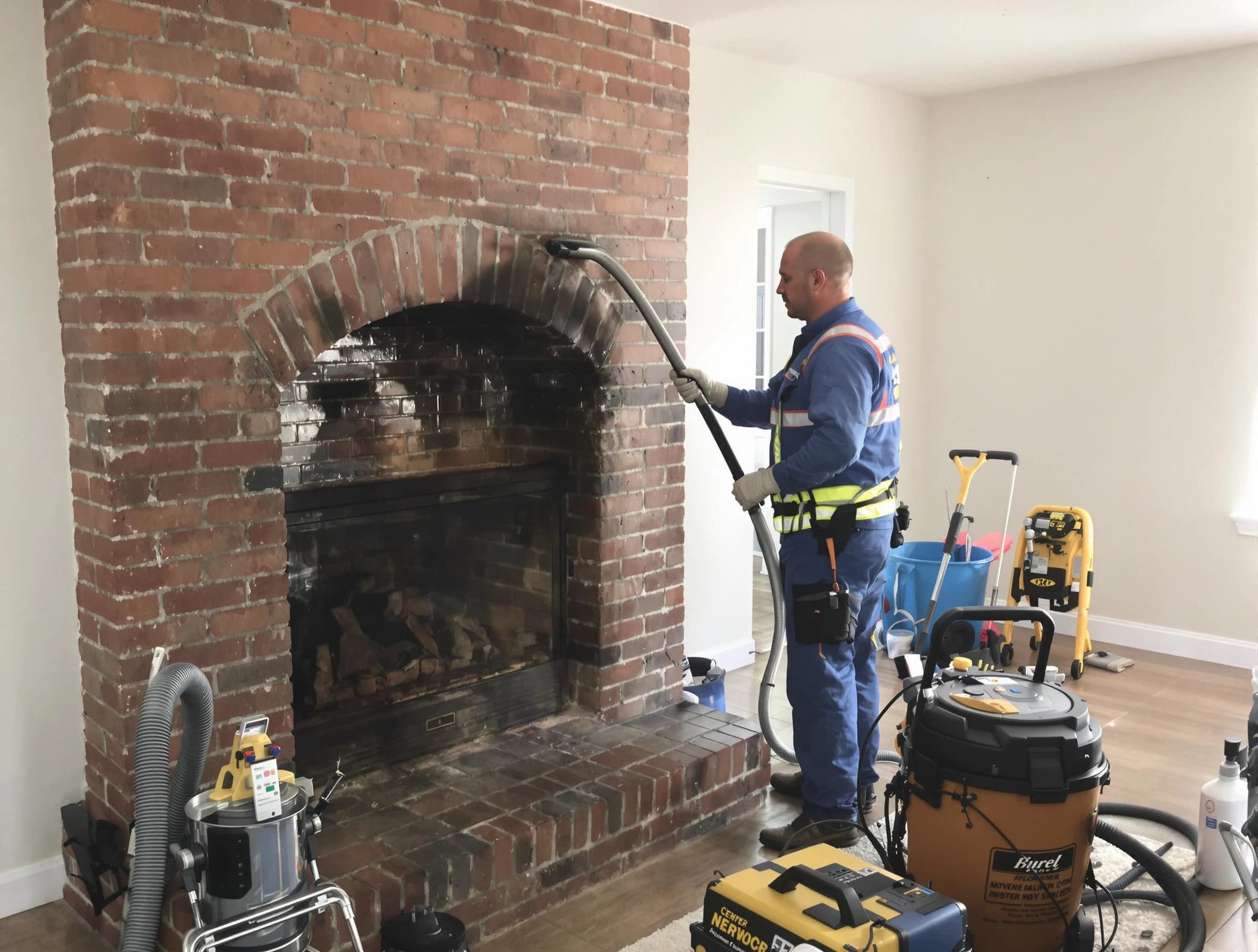 Westford Chimney Sweep expert performing detailed chimney sweep in Westford, MA