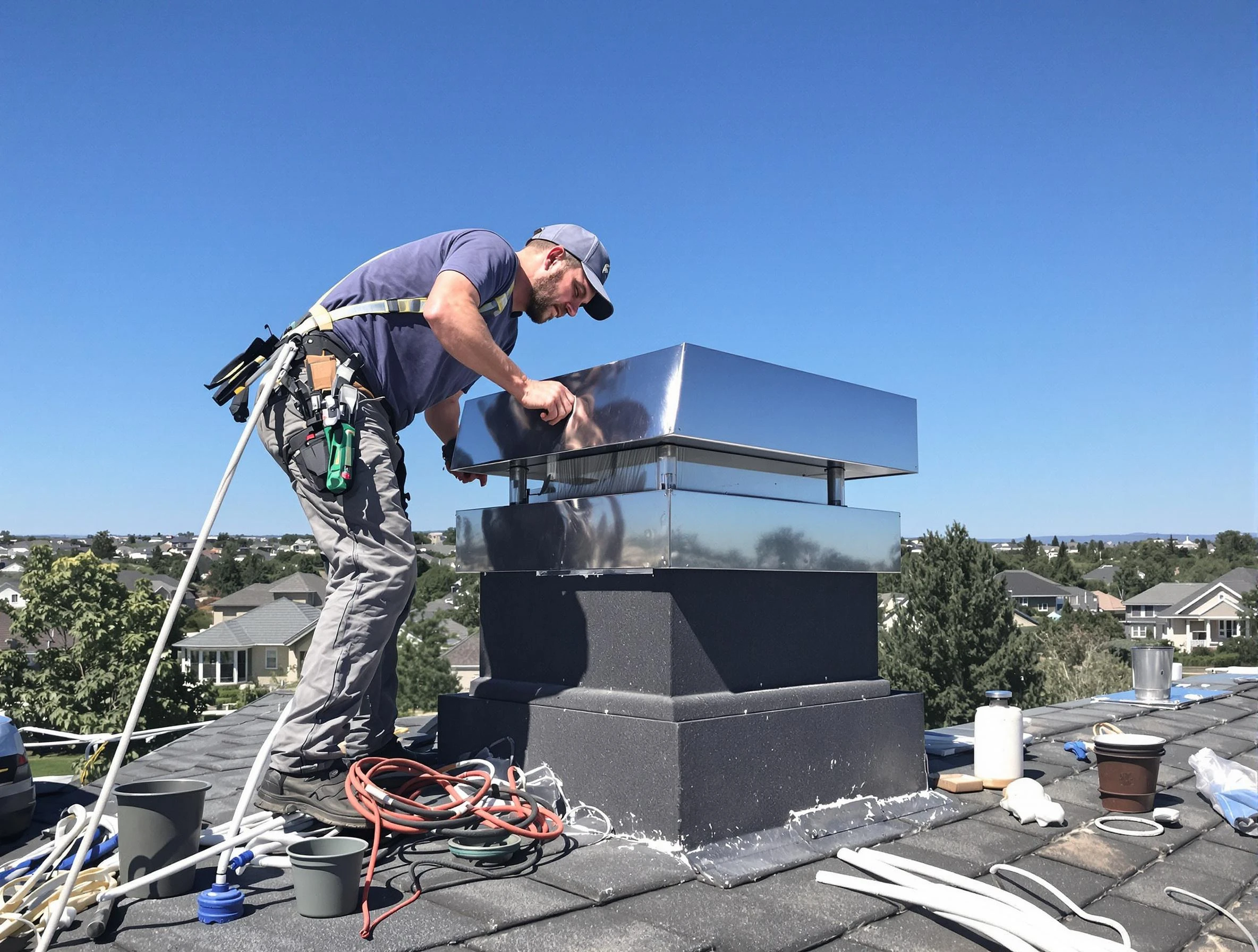 Chimney Cap Services in Westford