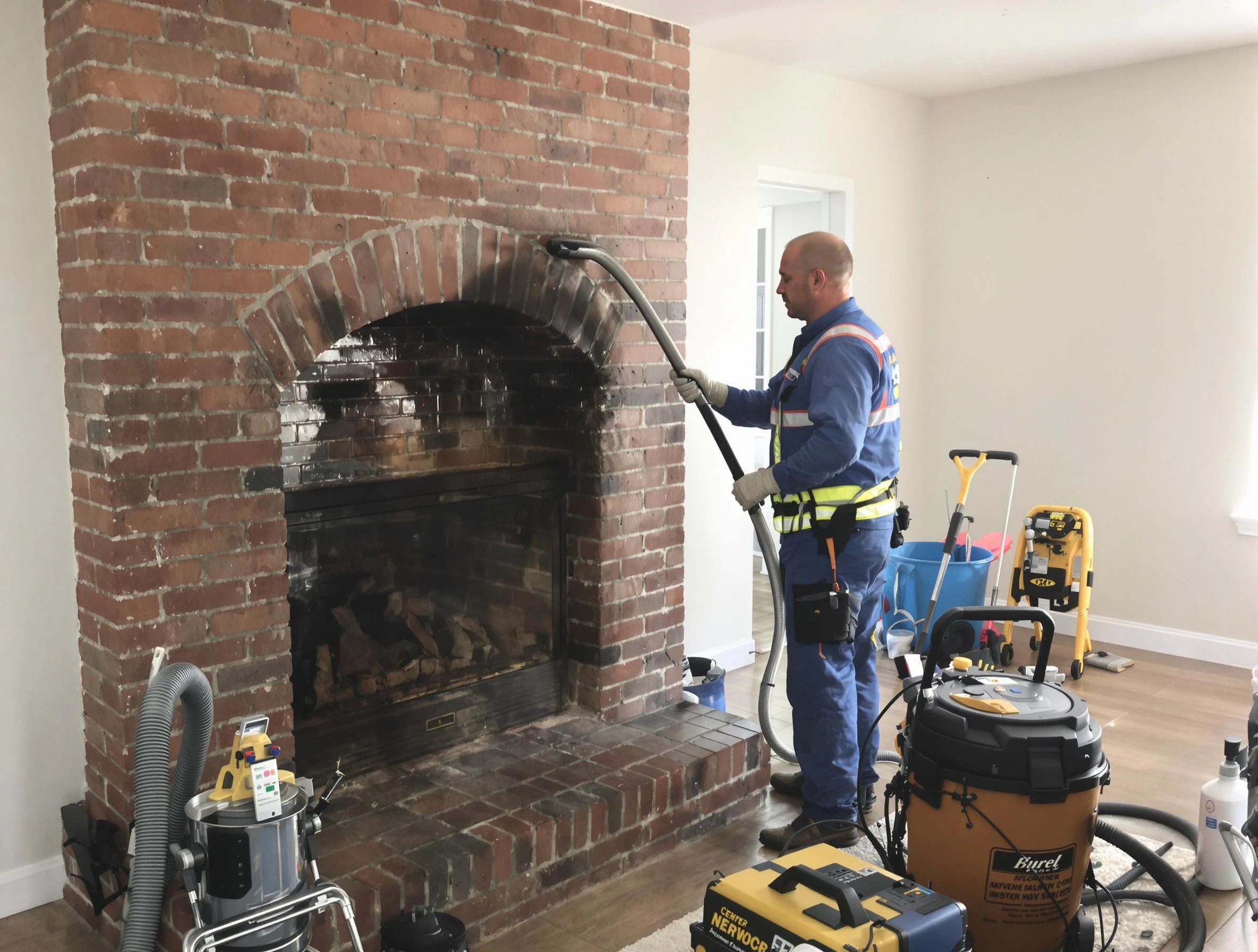 Westford Chimney Sweep expert performing detailed chimney sweep in Westford, MA