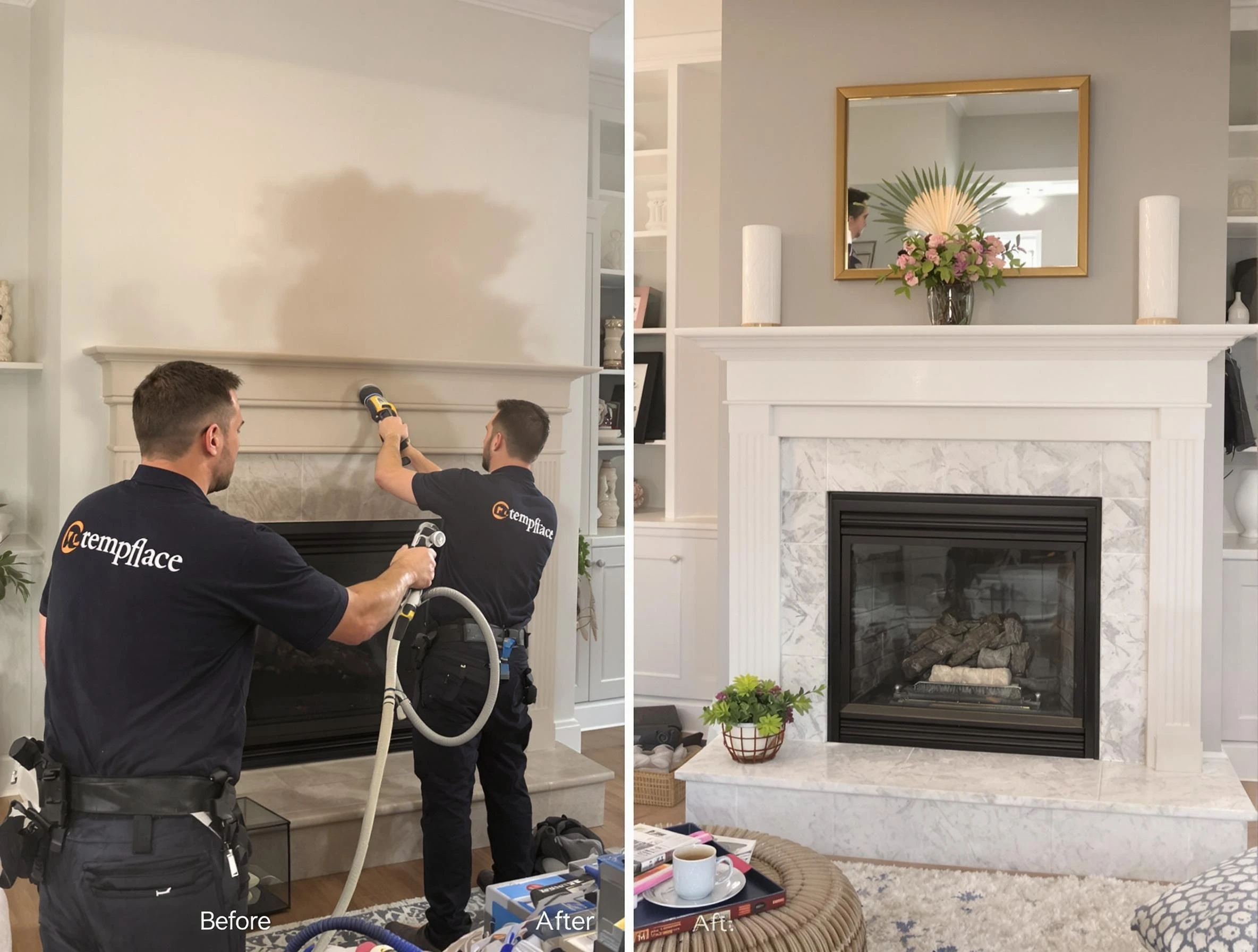 Professional soot removal by Westford Chimney Sweep team in Westford, MA